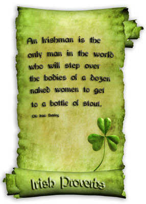 Personalised IRISH Cards, Funny Irish Sayings Card