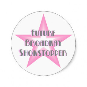 Future Broadway Showstopper (Pink) Stickers