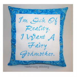 Godmother Quotes http://wanelo.com/p/2213168/funny-cross-stitch-pillow ...