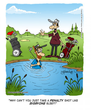 Golf cartoons