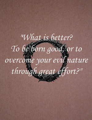 GameBantz › Portfolio › What is Better? - Elder Scrolls Quote