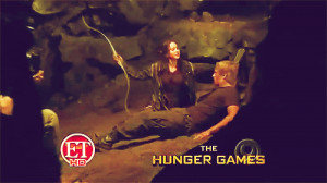 Katniss Kissing Peeta The Cave Hunger Games Fan Art