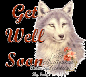 get well soon wolf Image
