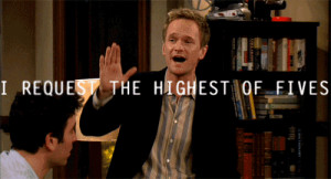 High Five Barney Meme