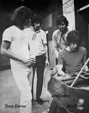 Kinks bassist John Dalton (second from right) in younger years.