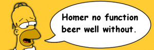 Some fun Homer Simpson Beer Quotes: