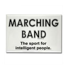 Marching Band Rectangle Magnet for