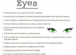 body language #cheat sheet #WTF facts #eyes #pics #awesome