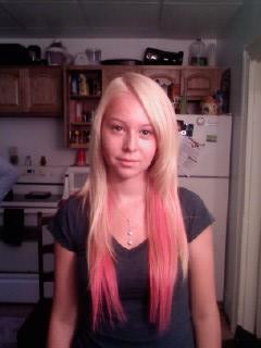 Jackie and 18'' Pink Real Hair Extensions Individual Pieces like ...