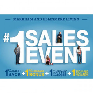 Are you aware of our #1 Sales Event? It's on now for @MELivingCondos!