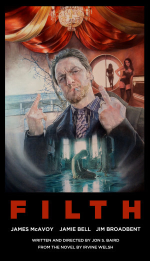 James McAvoy FILTH POSTER