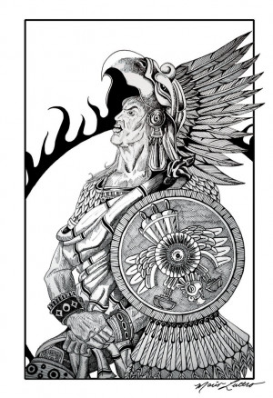 Aztec Brown Pride Art Drawings