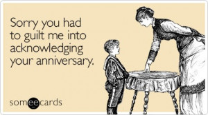 So He Forgot Your Anniversary...