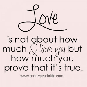 Love Quote} Love is not about…