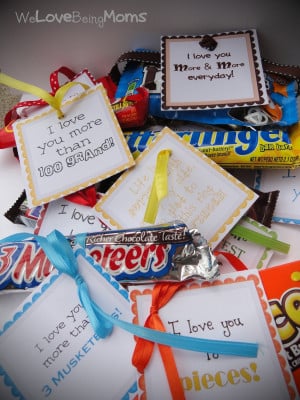 so because i love little notes and i especially love chocolate i ...