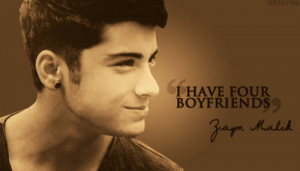 Zayn Malik Quote (About boyfriends, bromance, gay, members)