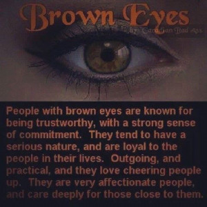people with brown eyes