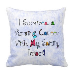 Funny Nurse Retirement Pillow