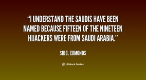 understand the Saudis have been named because fifteen of the ...