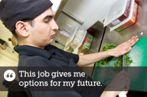 new apprentices who want to build careers in catering and hospitality ...