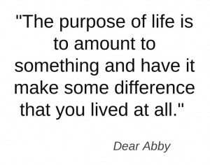 Dear Abby quote.