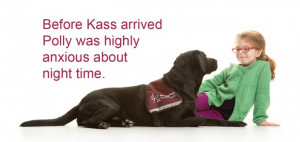 Polly and hearing dog Kass