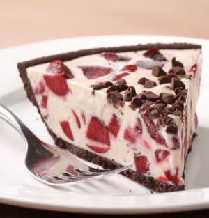 For Cherry Ice Cream Pie with Chocolate Cookie Crust - This cherry ...