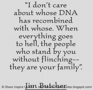 don't care about whose DNA has recombined with whose. When ...