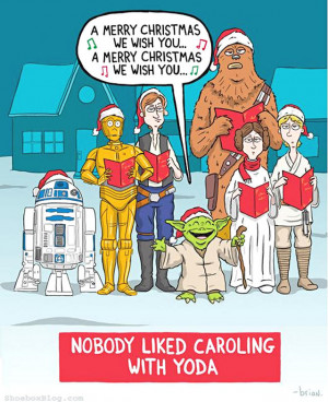 ... issues even at christmas luckily yoda is there with holiday wishes