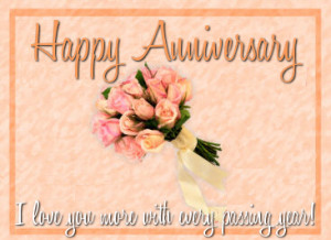 Happy Anniversary : I Love You More with Ever Passing Year