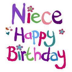 Happy Birthday Niece