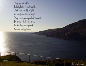 Slieve League, Co. Donegal and Irish Blessing