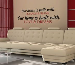 ... is built with boards amp beams our home is built with love amp dreams