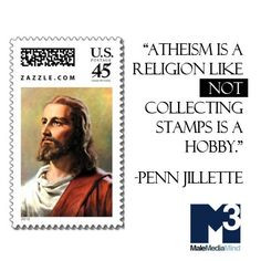 ... is a religion like not collecting stamps is a hobby