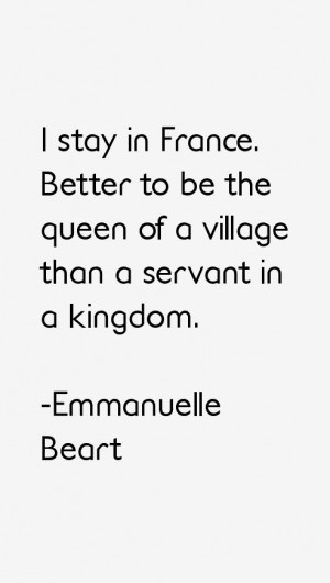Emmanuelle Beart Quotes & Sayings