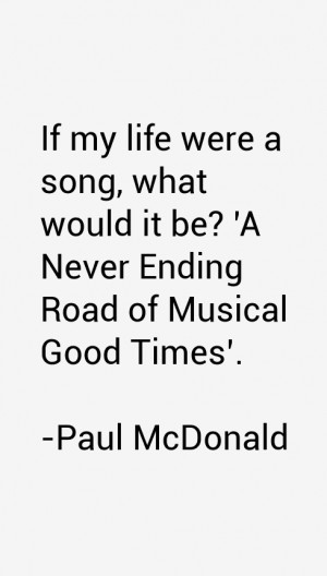Paul McDonald Quotes & Sayings