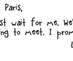 Paris Quotes in Letters