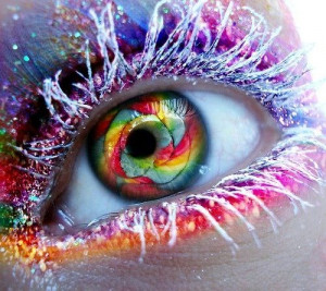 ... Eye, Candies, Beautiful, Crazy Eye Makeup, Swirls, Eyemakeup, Eye Art