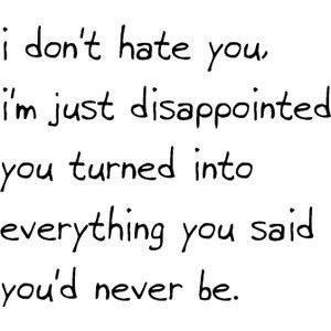 Ohh, she hates you. That's just her self-righteous way of pretending ...