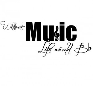 Without Music Life Would B Flat Removable Vinyl by MissBreannes, $25 ...