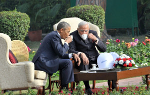 ... invited president obama for one on one talks on tea at hyderabad house