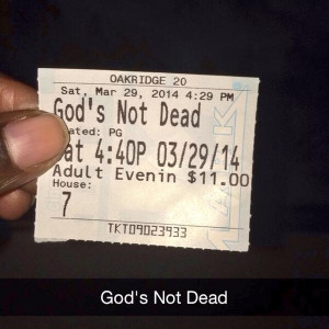 ... that doesn't exist? My new fave quote by @TheShaneHarper #GodsNotDead