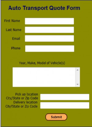 Auto Transport Quote