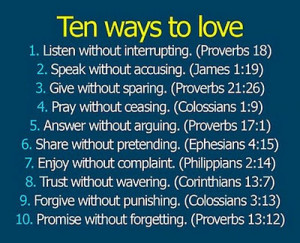 Bible Verses About Love And Family