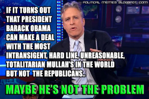Jon Stewart of The Daily Show: Government Shutdown Meme