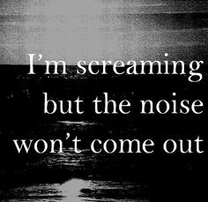 sliped into this scarry nightmare where I found myself tryng to scream ...