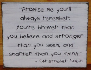 winnie_the_pooh_christopher_robin_sign_promise_me_inspirational_new ...