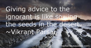 Top Quotes About Sowing Seeds