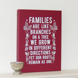 ... .antdesigngifts #family #personalised art #canvas #quote #family tree