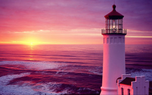 Sunset Lighthouse Wallpapers Pictures Photos Images